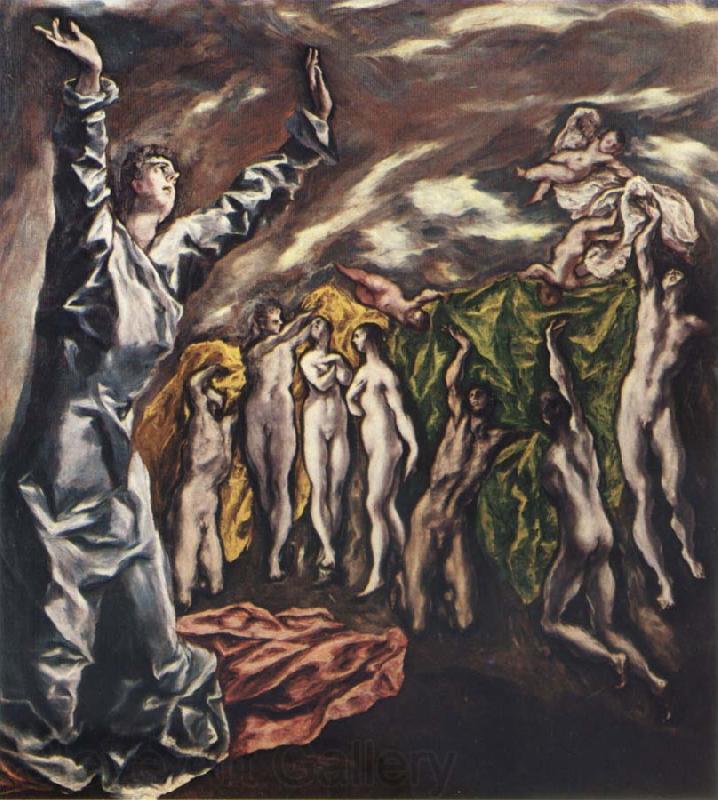 El Greco The Vision of St.John Spain oil painting art